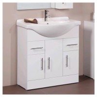 750mm White Vanity Basin Unit - Windsor Range 750mm White Vanity Basin Unit - Windsor Range