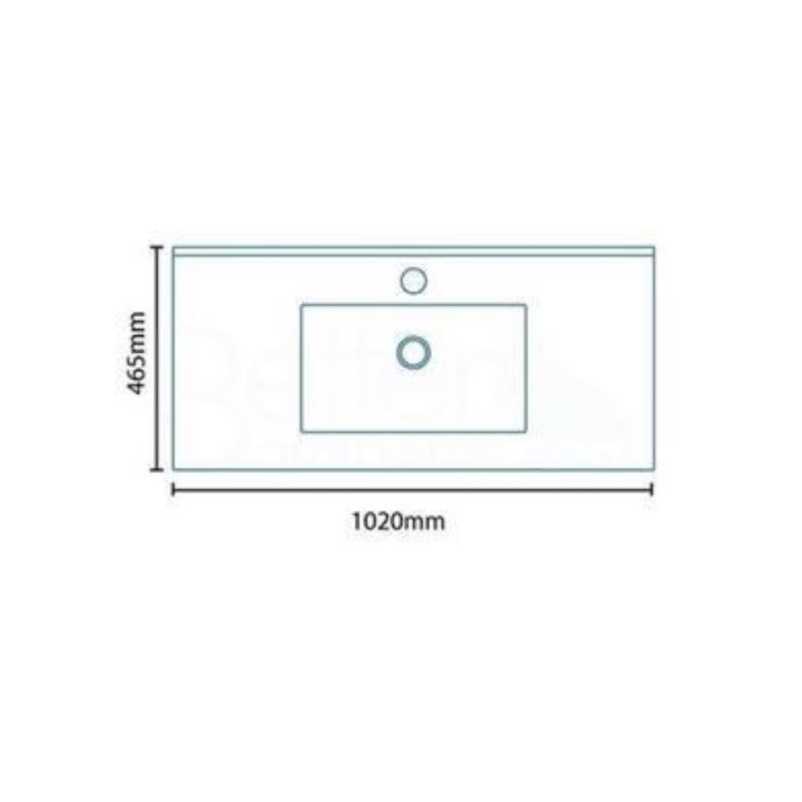 1000mm Floorstanding Vanity Basin Unit - Grey - Traditional Handle - Nottingham Range 