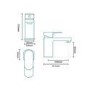 Nottingham Grey 600 Vanity Unit with Como Tap