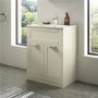 Nottingham Ivory 600 Vanity Unit -Modern Door Handle