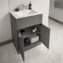Nottingham Grey 600 Vanity Unit