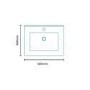 Nottingham Grey 600 Vanity Unit