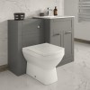 Nottingham Toilet and Basin Grey Combination Unit with Taybor Back to Wall Toilet