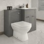 Nottingham Toilet and Basin Grey Combination Unit with Taybor Back to Wall Toilet