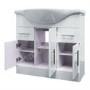 850mm Floorstanding Vanity Basin Unit - White - Windsor Range