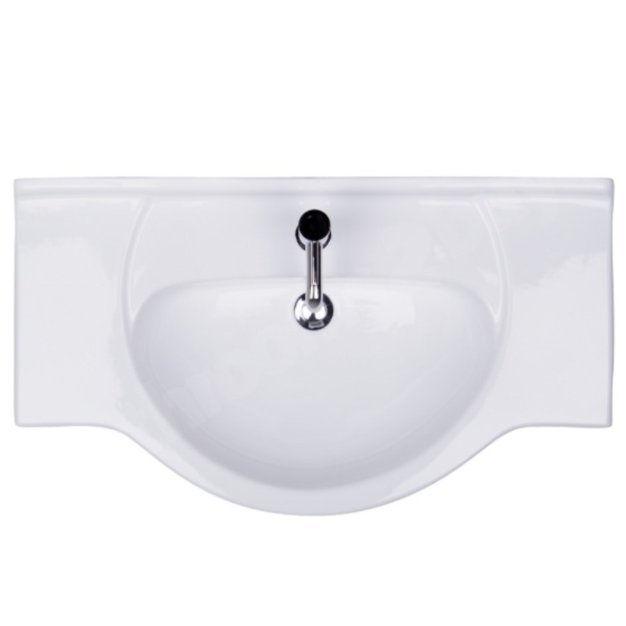850mm Floorstanding Vanity Basin Unit - White - Windsor Range