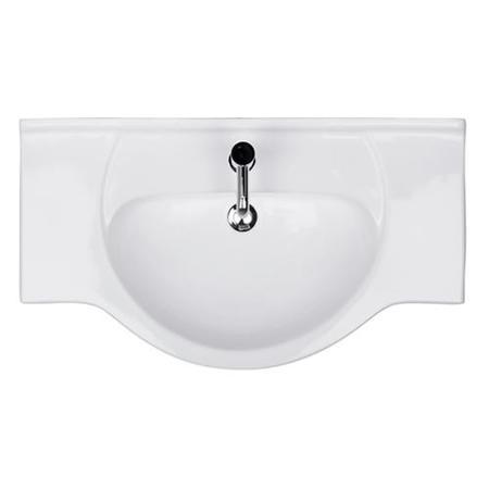 850mm Vanity Unit with Basin Drawer & Cupboard White - Windsor