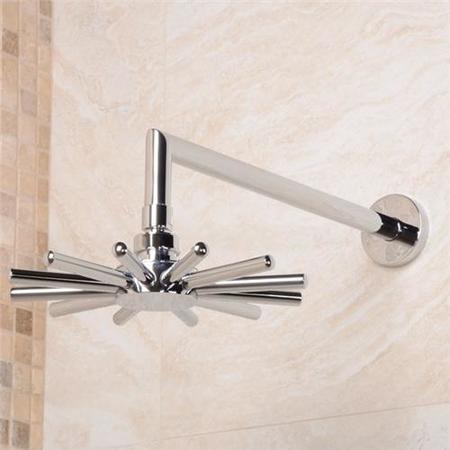 Star Shower Head and Wall Arm