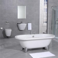 Aurora Eclipse Bathroom Suite with Wave Taps