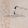 Deluxe Square Riser Slide Rail Kit with Square Thermostatic Valve 