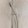 Deluxe Square Ultra Thin 300 Riser Slide Shower Rail Kit with Valve 