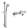 Laos Bath Shower Mixer with 5 Spray Primo Kit and Mounting Legs
