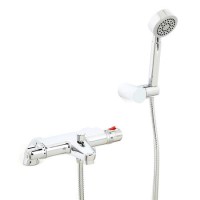 Deck Mounted Bath Shower Mixer with Rail Kit - Laos Range Deck Mounted Bath Shower Mixer with Rail Kit - Laos Range