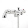 Deck Mounted Bath Shower Mixer with Rail Kit - Laos Range