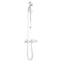 Laos Wall Mounted Bath Shower Mixer with Rina Slide Rail Kit