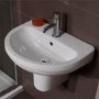 Impressions Basin and Semi Pedestal 1 Tap Hole