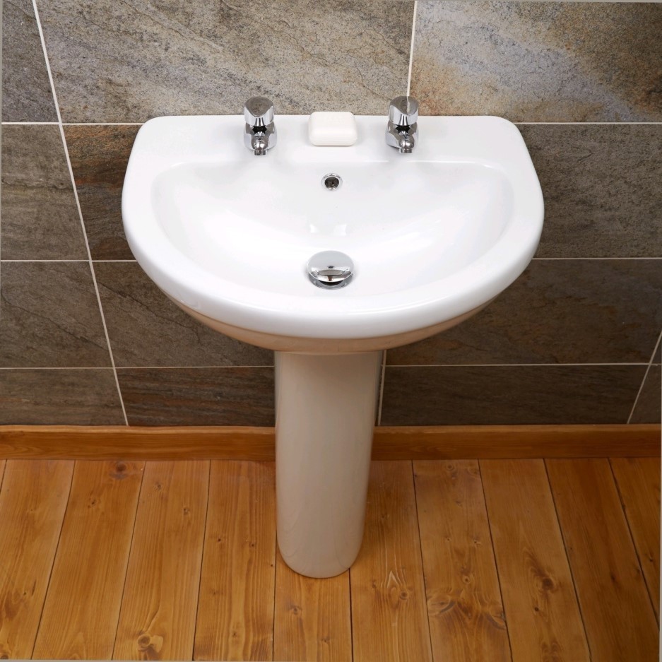 Impressions Round Basin & Full Pedestal 2 Tap Holes Better Bathrooms