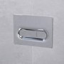 Wall Mounting Fixing Frame Including Cistern with Round Flush Plate