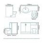 Kirkwood Left Hand Bow Front Combinatinon Unit with Santorini BTW Pan and Standard Seat