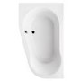 1500 x 900 Prima Offset Luxury Left Handed Corner Bath