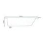 1600 Micro Luxury Right Handed 6 Jet Whirlpool Bath-BetaCast UPGRADE