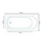 1600 Micro Luxury Right Handed Hydrotherapy Bath-BetaCast UPGRADE