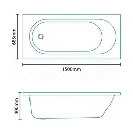 1500 Mono Airspa Bath-No Bath Screen