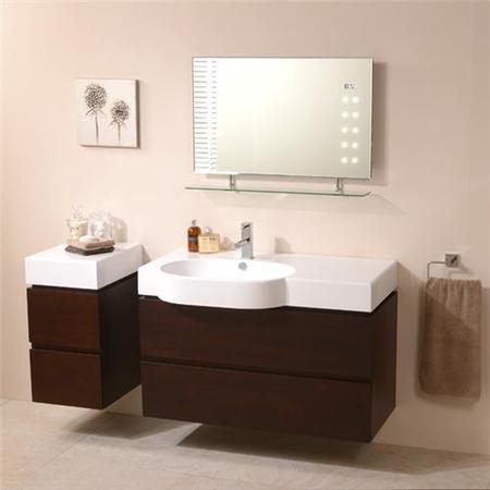 Madrid 1000mm Walnut Vanity Unit