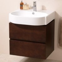 Madrid 600mm Walnut Vanity Unit