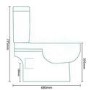 Close Coupled Toilet and Standard Seat - Carona Range