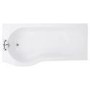 Modern Left Hand 1675mm Shower Bath