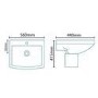 Semi Pedestal Freestanding Bathroom Suite - Tabor Range