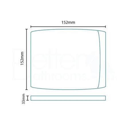 Breeze White Wall Mounted Fan - Timer and Humidity Sensor