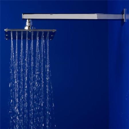 Quadrato Square 175mm Shower Head & Wall Arm