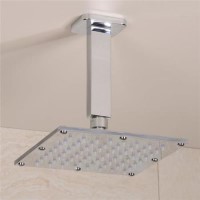 Quadrato Square 175mm Shower Head & Ceiling Arm Quadrato Square 175mm Shower Head & Ceiling Arm