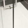 1600 x 800 Sliding Shower Enclosure - Right Hand 10mm Easy Clean Glass - Trinity Range