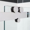 Sliding Shower Door Left Hand 1400mm - 10mm Glass - Trinity Premium Range