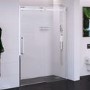 Sliding Shower Door Left Hand 1600mm - 10mm Glass - Trinity Range