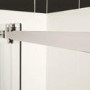 Sliding Shower Door Left Hand 1600mm - 10mm Glass - Trinity Range