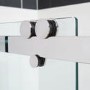 Shower Door Right Hand 1600mm - 10mm Easy Clean Glass - Trinity Range