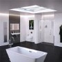 1700 Sliding Shower Door - Right Hand 10mm Easy Clean Glass - Trinity Range