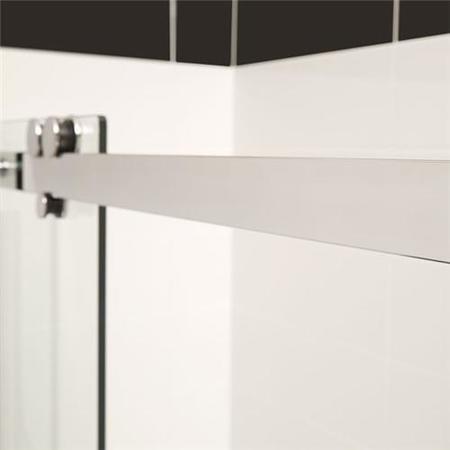 1700 Sliding Shower Door - Right Hand 10mm Easy Clean Glass - Trinity Range