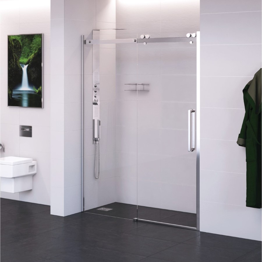 1700mm Premium 10mm Right Hand Sliding Shower Door - Trinity Range