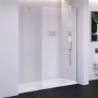 1200 x 2000 Walk In Shower Panel - 10mm Easy Clean Glass - Trinity Range