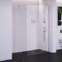 1200 x 2000mm Wet Room Screen 10mm Glass - Trinity