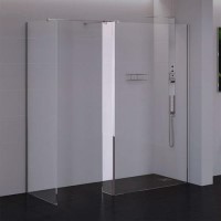 Return Shower Panel 250 x 2000mm 10mm Glass - Trinity Premium Range