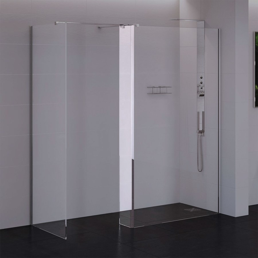 Return Shower Panel 250 x 2000mm 10mm Glass - Trinity Premium Range