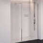 760 x 2000mm Wet Room Screen with 250mm Return Panel 10mm Glass - Trinity