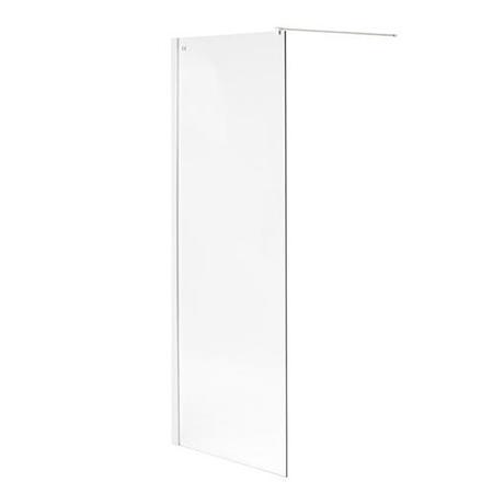 800 x 200mm Wet Room Screen with 250mm Return Panel 10mm Glass - Trinity