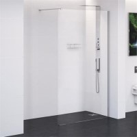 800 x 2000 Wet Room Screen - 10mm Easy Clean - Trinity Range